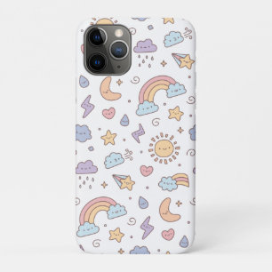 Süße Wetter-Doodle-Muster Case-Mate iPhone Hülle