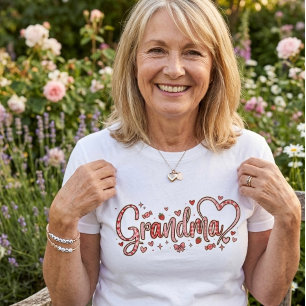 Süße, whimsicalische und warme Oma T-Shirt