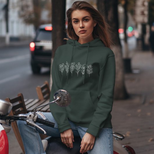 Süße Wildblumen Hoodie
