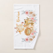 Süße wilde Tierblumen Badhandtuch Set (Handtuch)