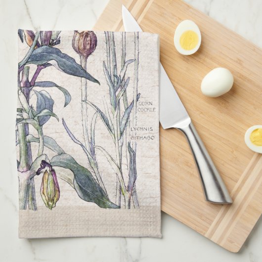 Süße William-Wildblumen-Blumen-Küchen-Tücher Handtuch (Viertel Falte)