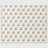 Süße Winter-Arktis-Kuh Geschenkpapier (Flach)