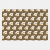 Süße Winter-Arktis-Kuh Geschenkpapier Set (Vorderseite 3)