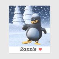 Süße Winter-Seemann-Pinguin-Schnee-Feiertag-Kunst