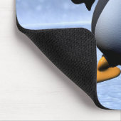 Süße Winter-Seemann-Pinguin-Schnee-Feiertag-Kunst Mousepad (Ecke)
