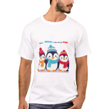 Süße Winterpinguine Wir lieben den Winter
