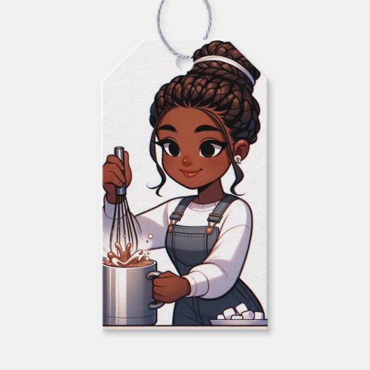 Süße Winterwärme Geschenkanhänger (Vorderseite)