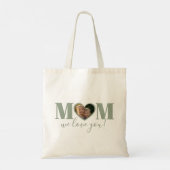 Süße wir lieben dich Mama Mutter Tragetasche (Rückseite)