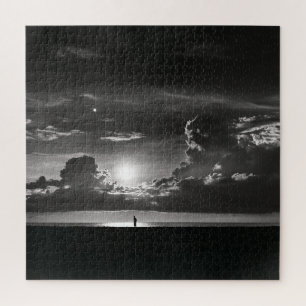 Süße Wohnzimmer-Deko Sonnenuntergangsreflexion Puz Puzzle