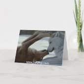 Süße Wolfpaare Karte (Rückseite)