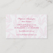 Süße wunderliche kundenspezifische visitenkarte (Rückseite)