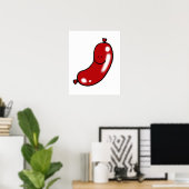 Süße Wurst Poster (Heimbüro)