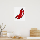 Süße Wurst Poster (Küche)