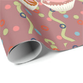 Süße Wüstenmuster Geschenkpapier (Rolleneckpunkt)
