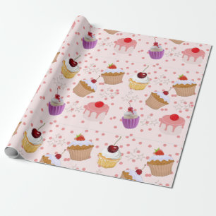 süße Wüstenmuster Geschenkpapier