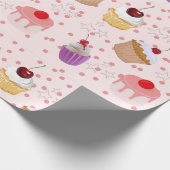 süße Wüstenmuster Geschenkpapier (Ecke)