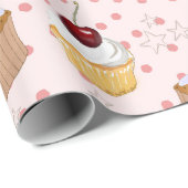 süße Wüstenmuster Geschenkpapier (Rolleneckpunkt)