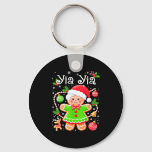 Süße Yia Yia Lebkuchen-Familie Weihnachten passend Schlüsselanhänger