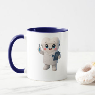 Süße Zahn-Wissenschaftler-Kaffeetasse Zahnlabork Tasse