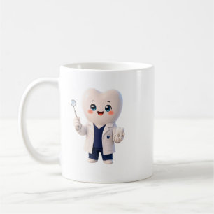 Süße Zahn-Zahnarzt-Charakter-Kaffeetasse Kaffeetasse