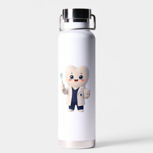 Süße Zahn-Zahnarzt-Charakter-Wasserflasche Trinkflasche