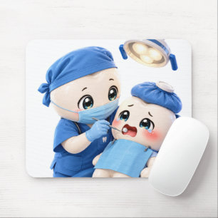 Süße Zahnarzt-Baby-Patienten-Mauspad Mousepad