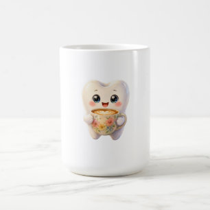 Süße Zahnarzt-Coffee-Liebhaber-Kawaii-Figur Kaffeetasse