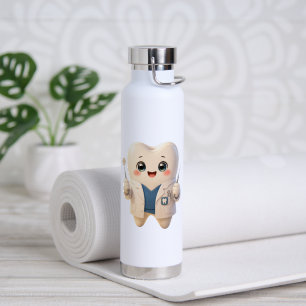 Süße Zahnarzt-Zahnfigur-Vakuum-Wasserflasche Trinkflasche