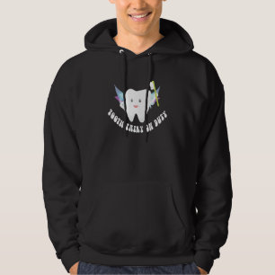 Süße Zahnfee im Dienst für Kind Mann Frau Hoodie