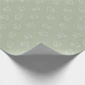 Süße Zahnverpackungspapier Geschenkpapier (Ecke)