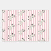 Süße Zebrawrap-Geschenkverpackung Geschenkpapier Set (Vorderseite 2)