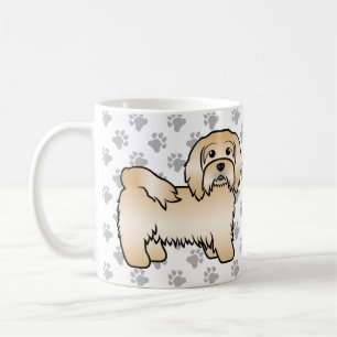 Süße Zeichnung eines rehbraunen Havanese Hundes Kaffeetasse