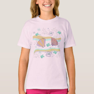 süße Zeichnung von Meeresmuscheln T-Shirt