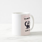 Süße Zeit mit Katzen Kaffeetasse (VorderseiteRechts)