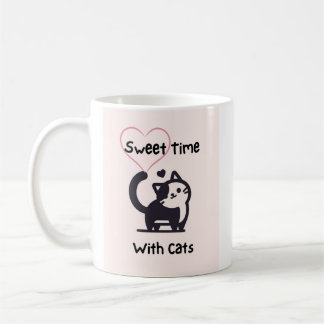 Süße Zeit mit Katzen Kaffeetasse