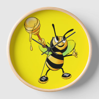 Süße Zeit mit unserer Honigbiene-Uhr! 🍯🐝 Uhr