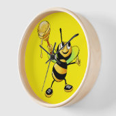 Süße Zeit mit unserer Honigbiene-Uhr! 🍯🐝 Uhr (Winkel)