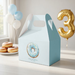Süße Zeit Pastellgrüne Donut-Geburtstagsfeier Geschenkschachtel