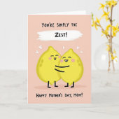 Süße Zest Muttertagskarte Karte (Gelbe Blume)
