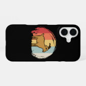 Süße Ziege Retro iPhone 16 Hülle (Rückseite (Horizontal))