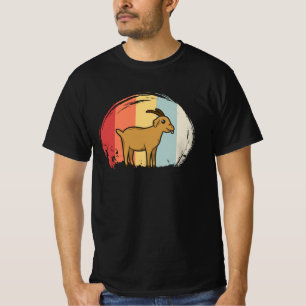 Süße Ziege Retro T-Shirt