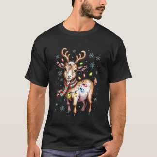 Süße Ziege Weihnachten Bauernhof Tierliebhaber Fei T-Shirt