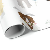 Süße Ziegen Bauernhoftiere Geschenkpapier (Rolleneckpunkt)