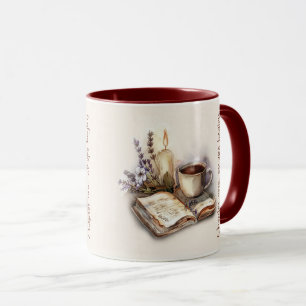 Süße Zitat-Hülle für Bücherliebhaber Tasse