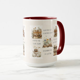 Süße Zitat-Hülle für Bücherliebhaber Tasse