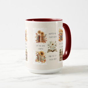 Süße Zitat-Hülle für Bücherliebhaber Tasse