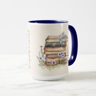 Süße Zitat-Hülle für Buchliebhaber Tasse