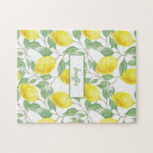 Süße Zitronen gelber Sommer. Puzzle (Horizontal)