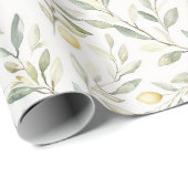 Süße Zitronen Hochzeit Geschenkpapier (Rolleneckpunkt)