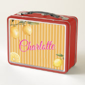 Süße Zitronenscheibe Namens Lunchbox (Rückseite)